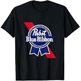 Pabst Crest and Ribbon Licensed Logo T-Shirt