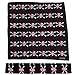 HDE 8-Pack Bandana Flaming Skull Motorcycle Biker Handkerchief Head Wrap Doo Rag (Skull Mix)