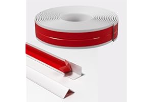 Pluden Flexible Wall Corner Protector, 1.6inch x 10FT Self Adhesive Wall Corner Guard&Edge Protector, Thickened Corner Moulding Trim, Peel and Stick Wall Molding Trim for Wall Edge Corner, Ceiling