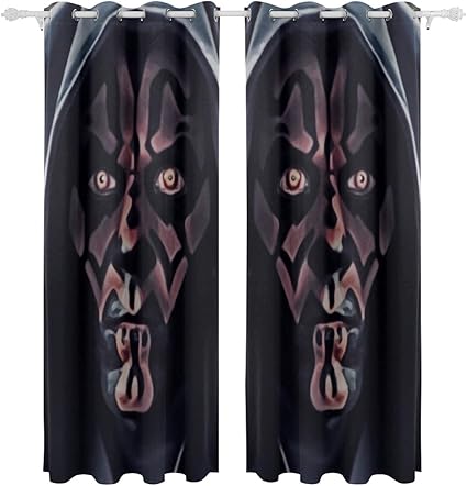 Maxm Star Wars Darth Maul Art Face Decorative Hanging 2 Panel Set