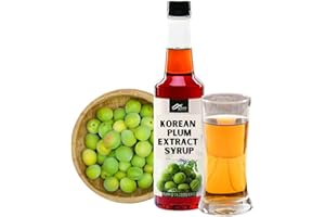 Korean Pure Plum Extract Syrup All Purpose Green Maesil for Cooking Drinking Tea Sweet Healthy Natural Japanese Ume Paste Concentrate by Unha's Asian Snack Box 650g 1.43 lbs / 22.92 oz (1 bottle) 매실청