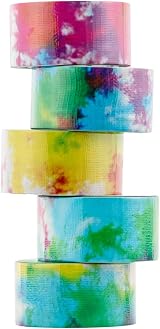 Duck Tape Pattern Colours Tie Dye 48mm x 9.1m Arts & Crafts view 4