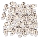 5mm Chrome Metal Light Emitting Diode LED Bezel Holder Panel Display (Pack of 50)