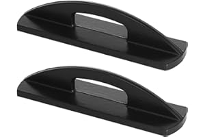 2 Pcs Pattern Weights for Sewing, Cast Iron Sewing Weights 9.8 x 2.8 x 2.4 in Press Cloth, Black Pattern Weight with Flat Bot