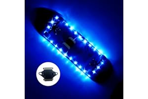 Eliteemo LED Skateboard Light, Remote Control Skateboard Light, Longboard Light,Shortboard Light,16 Color Change by Yourself, Waterproof, Shockproof,Super Bright to Display at Night,Good Gift for Kids