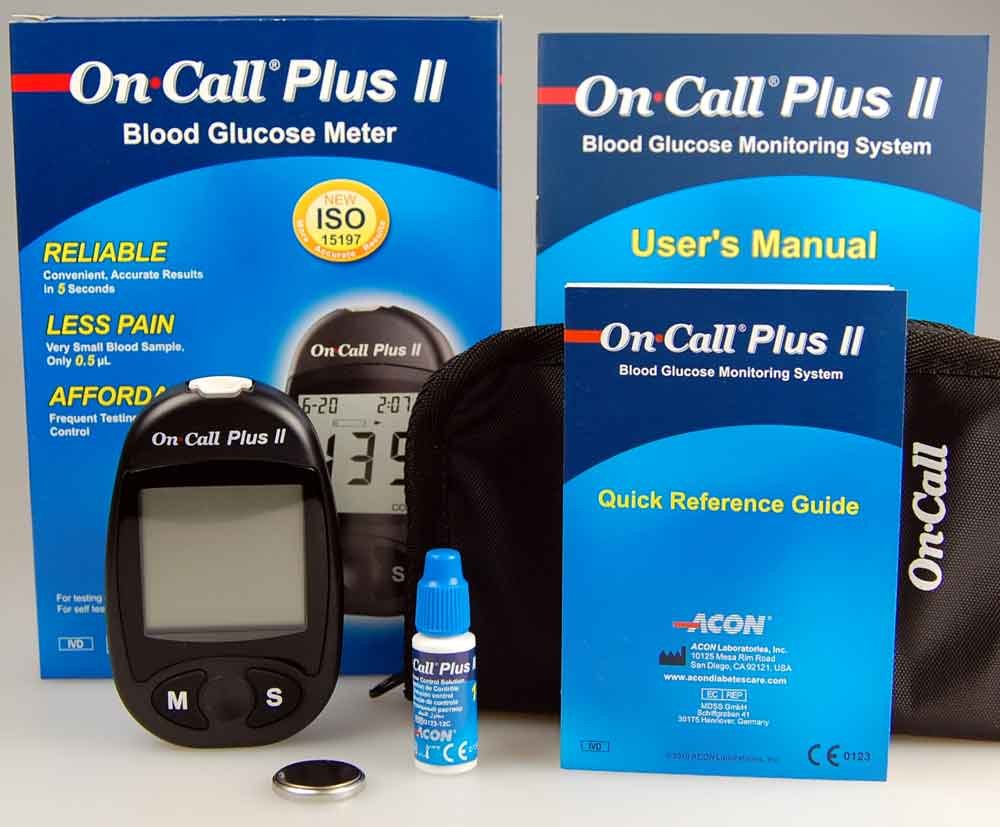 Blood Glucose Meter UPGRADE to ISO15197 accuracy On Call Plus II Meter only pack Amazon.co.uk