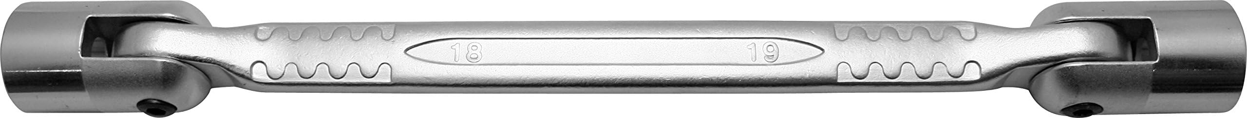Skandia 1041552 Double Swivel End Socket Wrench 18 x 19 mm 1, Multicolour