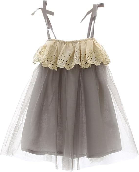 Amazon Co Jp Cutelove メッシュ コットン 紗 ガールズ ドレス ファッション ふりふり 女の子 キッズ ベビー 夏 子供服 透かし彫り 袖なし スカート ワンピース キャミワンピース 服 ファッション小物