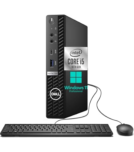 Amazon.com: Dell OptiPlex 7080 Micro Desktop Computer PC, 10th Gen 