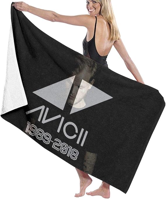 Amazon Co Jp Avicii アヴィーチー 長方形ビーチタオル 大判ビーチマット バスタオル 軽量 速乾 大きい 薄手 おしゃれ 海水浴 花見 マフラータオル ハイキング 約130x80cm 服 ファッション小物