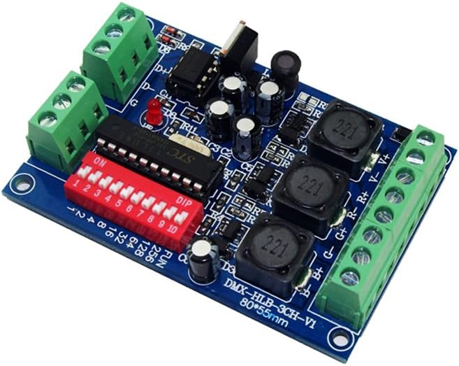HIKETOLIGHT WS-DMX-HLB-3CH-V1-350MA 3CH DMX512 RGB Decoder For LED DC5V-36V