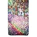 Galleria-Monet's Garden Auto-Open/Close Large Portable Rain Folding Umbrella
