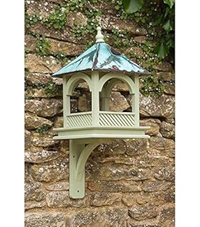Hove Fence Wall Mounted Bird Table Amazon Co Uk Garden Outdoors