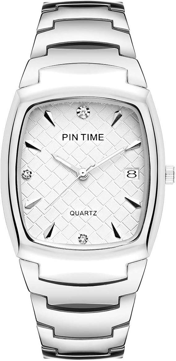 Amazon Pintime出品 メンズ 腕時計 高品質ステンレススチール アナログクオーツ防水ウオッチ 日付表示 日本製ムーブメント ファッション ビジネス カジュアル 品質保証 男性 腕 時計 メンズ腕時計 腕時計 通販
