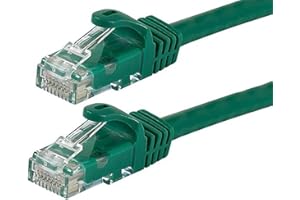 Monoprice Flexboot Cat6 Ethernet Patch Cable - Network Internet Cord - RJ45, Stranded, 550Mhz, UTP, Pure Bare Copper Wire, 24