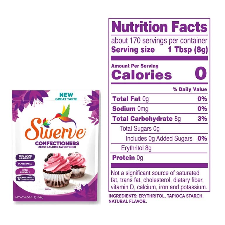 Swerve Ultimate Sugar Replacement Sweetener, Confectioners Sugar