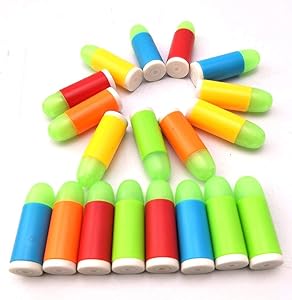 Skytoy M1911 Toy Gun Rifle Revolver Rifle Rubber Bullet Ammo Refill 20PCS