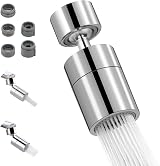 Hibbent Kitchen Sink Tap Aerator 22mm Female/Male Adapters Dual Flow
