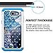 UrSpeedtekLive J3 Emerge Case, J3 (2017) Case, [Shock Absorpt] Studded Rhinestone Bling Hybrid Dual Layer Armor Defender Protective Case Cover for Samsung Galaxy J3 Emerge, J3 (2017) - Peacock
