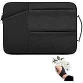 Graphics Drawing Tablet Carry Case with Artist Glove Compatible for Wacom Intuos Pro PTH660 Medium Case Huion H1060P, H950P, HS610, Xp-Pen Deco 01 V2, Ugee M708 and VEIKK A30 (Black)