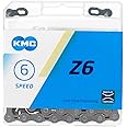 KMC Z6 5/6 Speed Chain, Grey, 114 Links