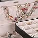 Mele and Co Lila Vegan Leather Jewelry Box with 48 sections