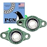 PGN UCFL205-16 (2 Pack) 2-Bolt Flange Bearing 1" Bore