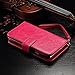 Note 3 Case, Galaxy Note 3 Case, Joopapa Note 3 Wallet Case,Pu Leather Case Magnet Wallet Credit Card Holder Flip Cover Case Built-in 9 Card Slots & Stand Case for Samsung Galaxy Note 3 N9000 (Pink)