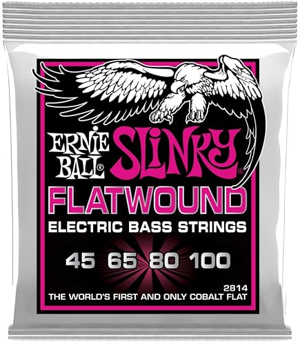 ROTOSOUND RS77LD Jazz Bass 77 Flatwound corde per basso a 5 corde, 45
