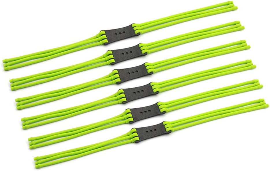 Huntcool 6pcs Powerful Slingshot Circular Rubber Band 17X45mm Thickness with Box for Hunting Slingshot Catapult