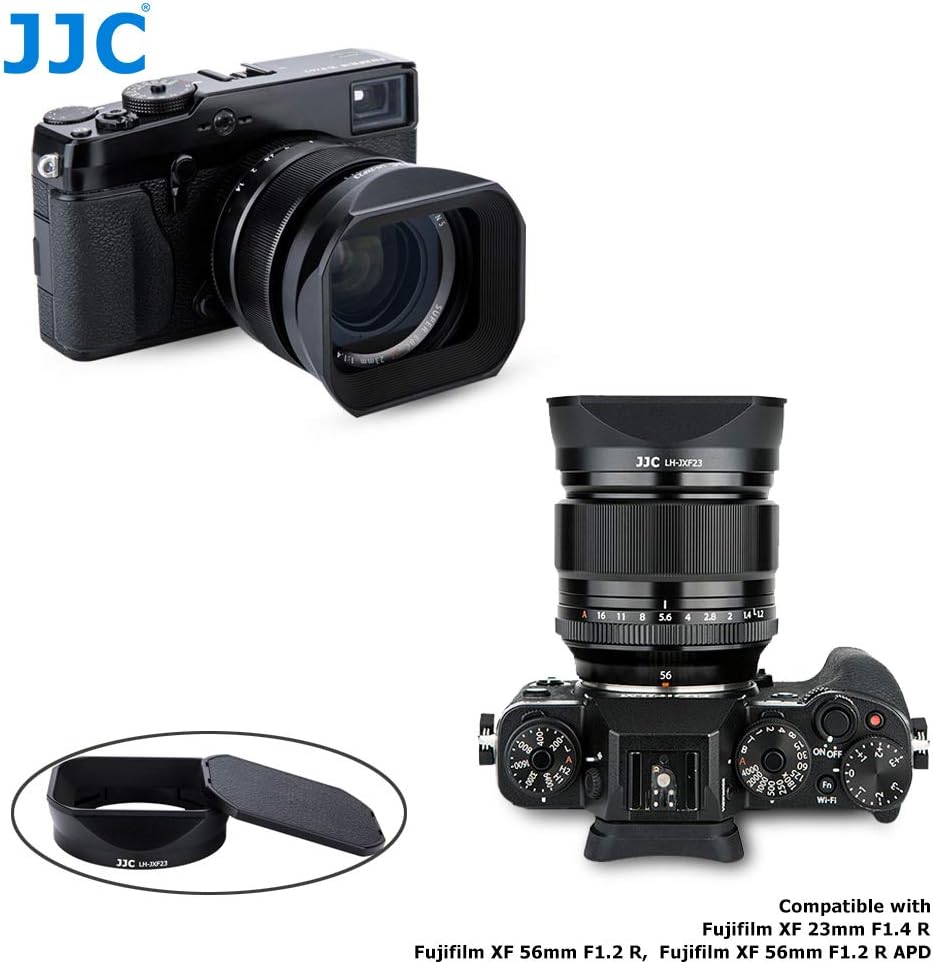 JJC Black Lens Hood Cap Kit for Fujifilm XF 23mm f/1.4 R & 56mm f/1.2 R, Replaces LH-XF23, Fits Fuji XF 23mm F1.4 R - Image 3