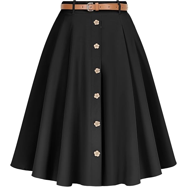 pois ポワ　button line skirt Willa Wrap Skirt - Forest Cotton Poplin – Vitamin A
