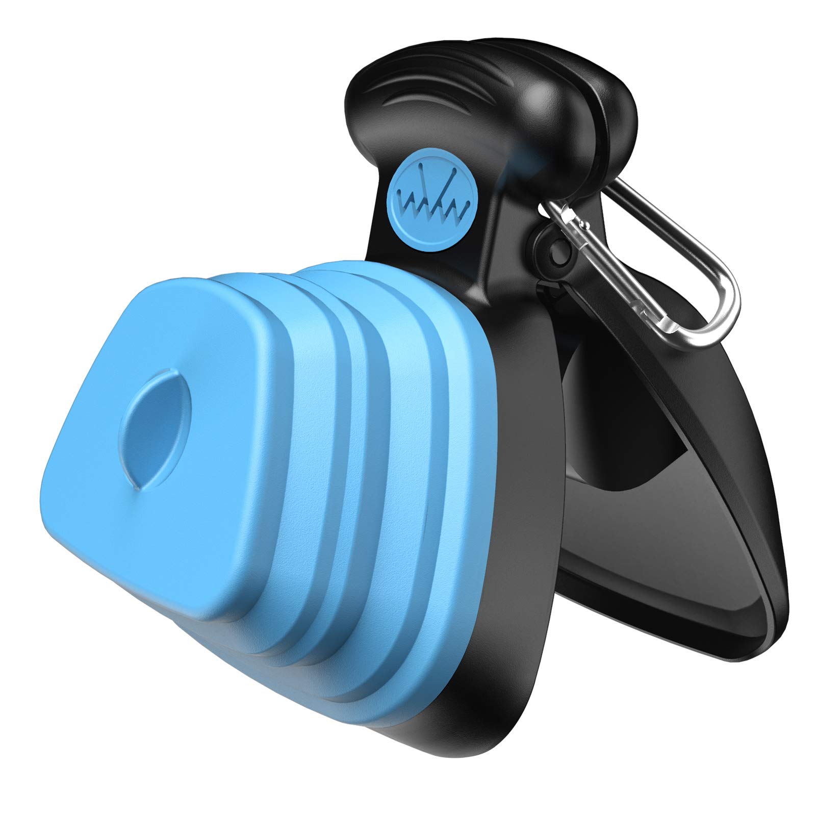 ORIA Dog Poop Scooper, Portable Pet Toilet Waste Pickup with Bag Dispense, Sanitary Waste Pick Up for Dog and Cat, Walking Poop Remover Picker Cleaner for Home or Outdoor(1 Waste Bag Included) - Blue