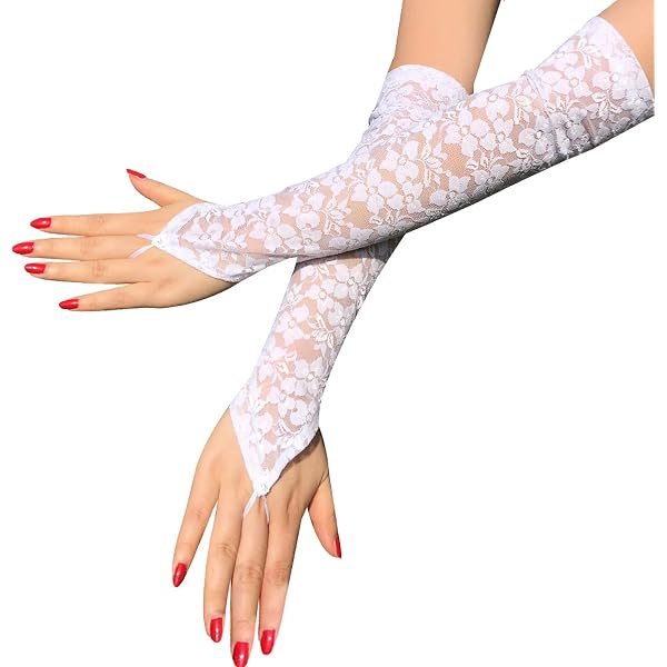 Deago UV Long Sun Gloves Women's Sunblock Driving Gloves Non Slip Full
