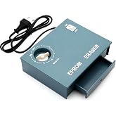 Tungfull UV EPROM Eraser with Adjustable 60 Minutes Timer, Ultraviolet IC Chip Eraser Supports Up to 6 Chips for Electronic Repair &amp; Laboratory DIY Projects