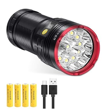 flashlight lumens rechargeable bright