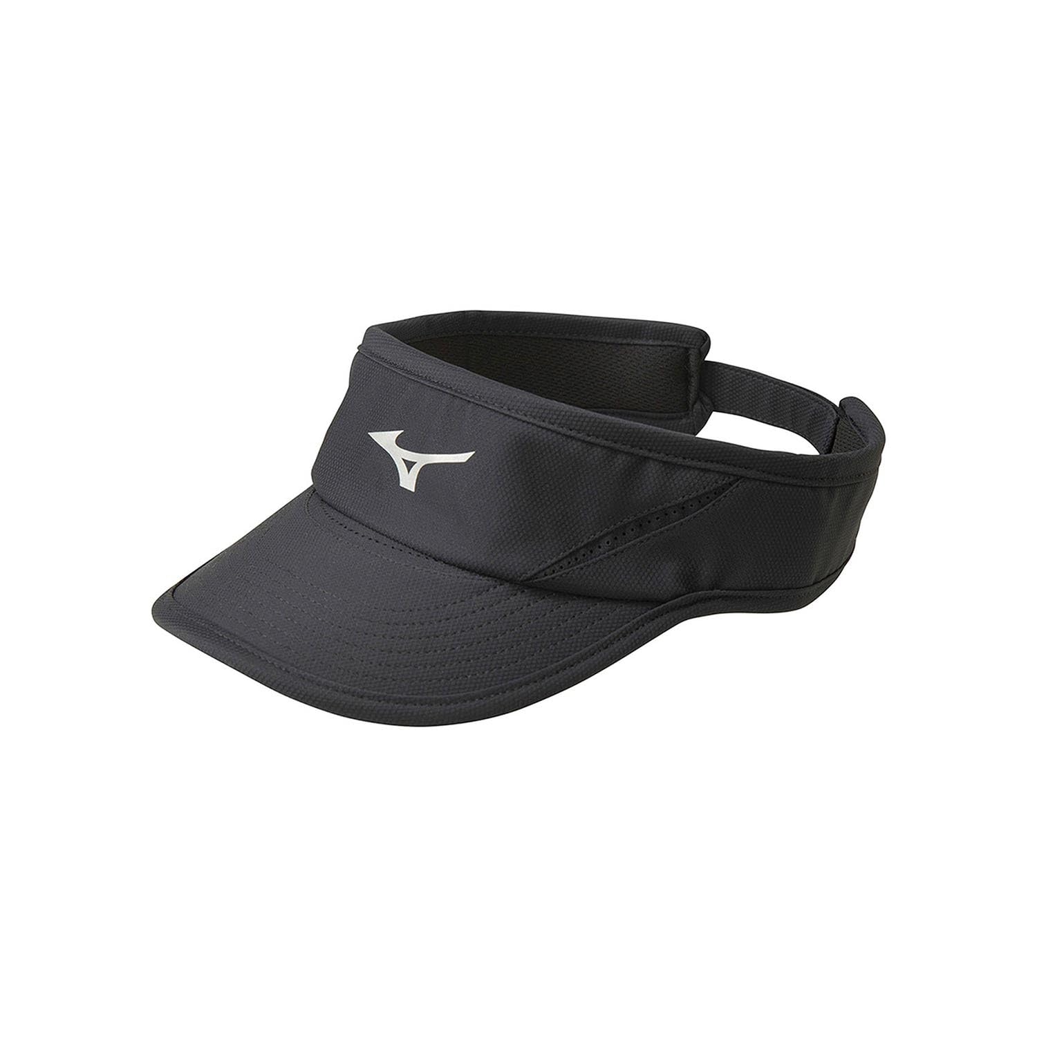 Mizuno Drylite Visor Visor, Unisex Adult, unisex_adult, J2GW0030Z, Black, one size