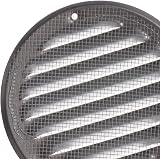 EUROPLAST Galvanised Round Air Vent Grille Cover Ø100mm 4in with Insect Mesh view 6