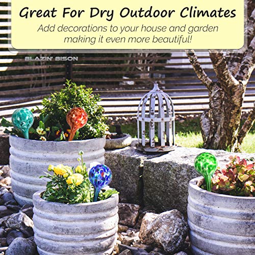 Blazin' Bison Watering Globes... (4, Small)