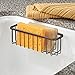 iDesign Gia XL Steel Kitchen Sink Suction Organizer Basket - 8