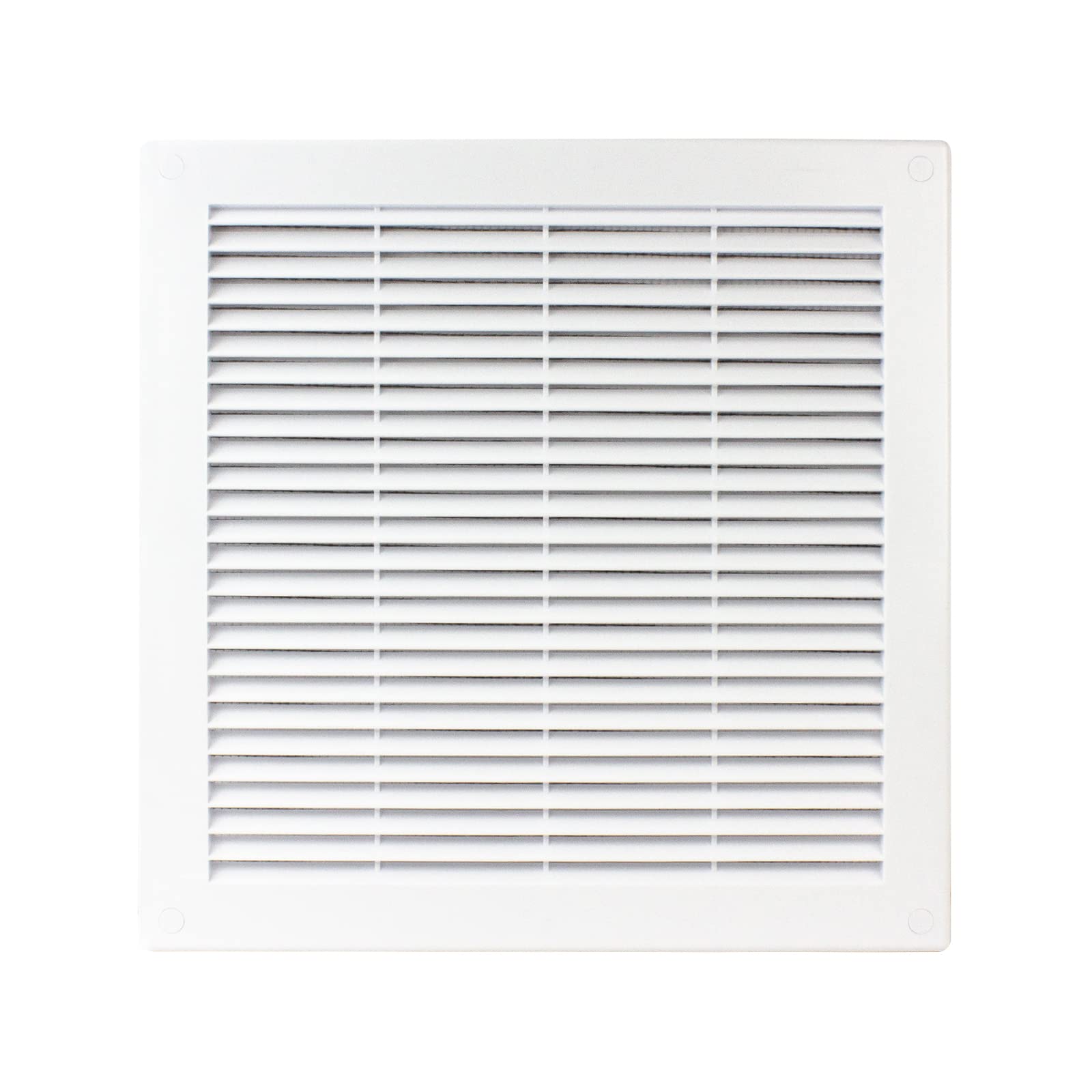 Ventilation Grille End Grille Insect Protection Exhaust Air Supply Air Grille Fan 250 x 250 mm TRU8 White