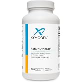 XYMOGEN ActivNutrients, 240 Count | Multivitamin and Multimineral Formula, Immune and Energy Support, B Vitamins and Chelated Minerals, Vegetarian, Gluten-Free