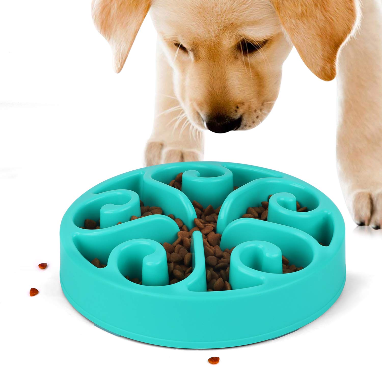 JASGOOD Slow Feeder Dog Bowl New Arriving Fun Feeder Slow Feeding Interactive Bloat Stop Dog