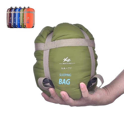 WERTYCITY Warm Weather Sleeping Bag Portable Waterproof Compact