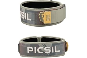 PICSIL - Neoprene Lumbar Belt for Weightlifting | Official Competition Support | Versatile Buckle | Comfort & Durability | Id