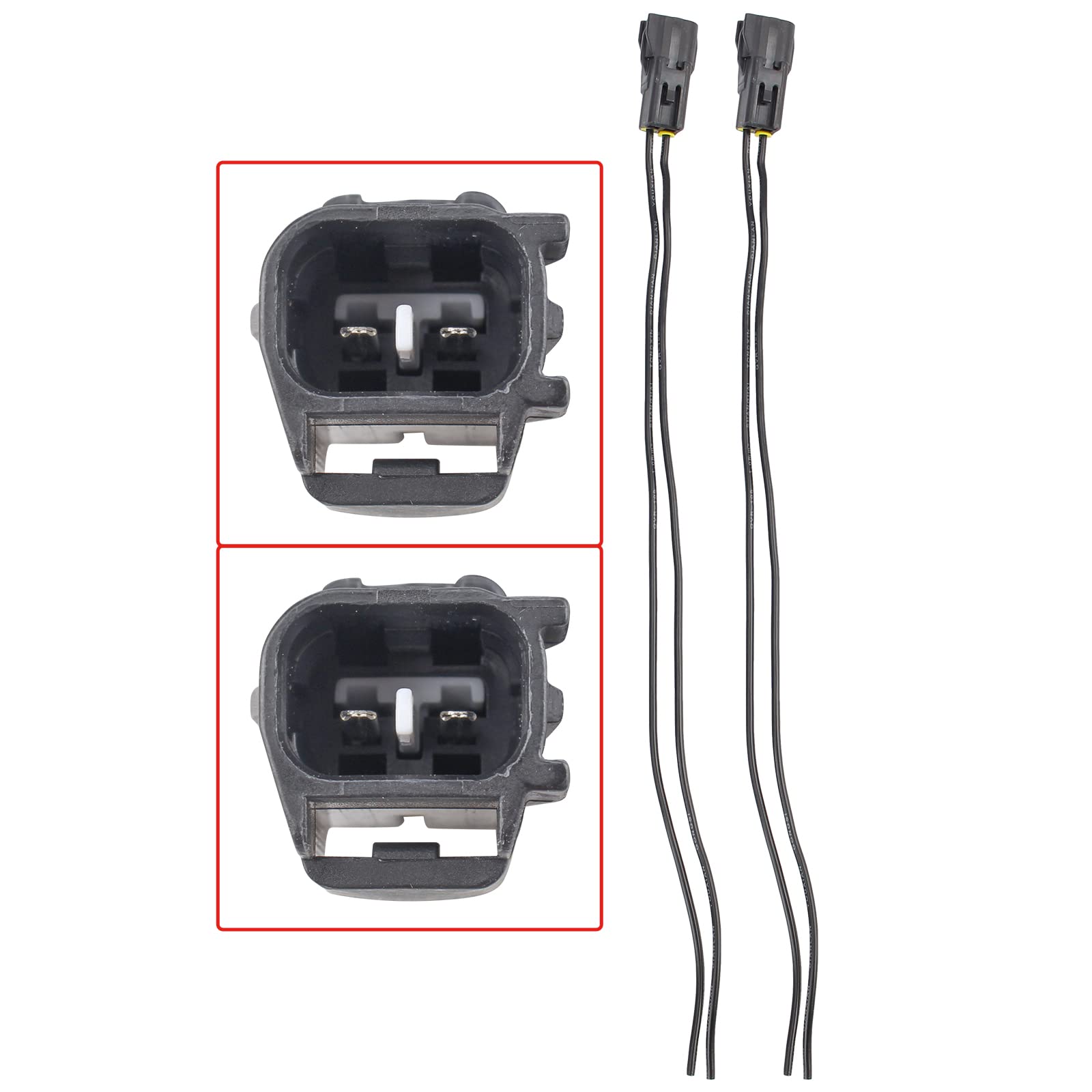 Photo 1 of MOTOALL Fog Light Wire Pigtail Harness Connector Plug for Jeep Wrangler TJ LJ 1997-2004