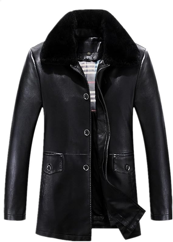 Amazon メンズ ラム革コート メンズジャケット レザージャケット ムートンレザージャケット ムートンジャンバー ブルゾン 革ジャン ライダースジャケット バイクジャケット ライダースジャケット秋冬 テーラードジャケット レザーコート バイクジャケット コート
