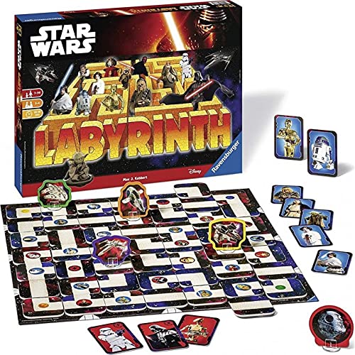 Ravensburger – 82338 – gezelschapsspel – Labyrinth Star Wars gelimiteerde Franse editie.