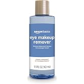 Amazon Basics Eye Makeup Remover, Removes Waterproof Mascara, Dermatologist Tested, Fragrance Free, 5.5 Fl Oz (Pack of 1)