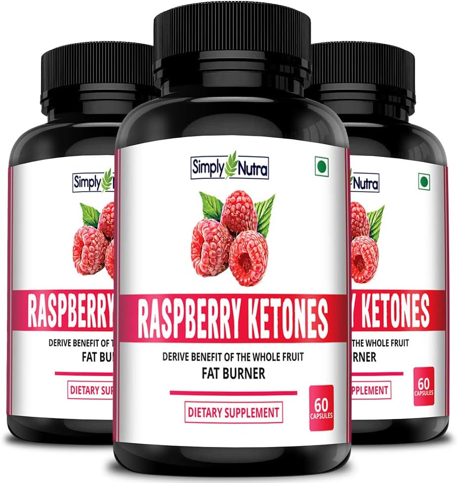 Simply Nutra Raspberry Ketones for Weight Loss, 800 mg -60 Capsules (3)
